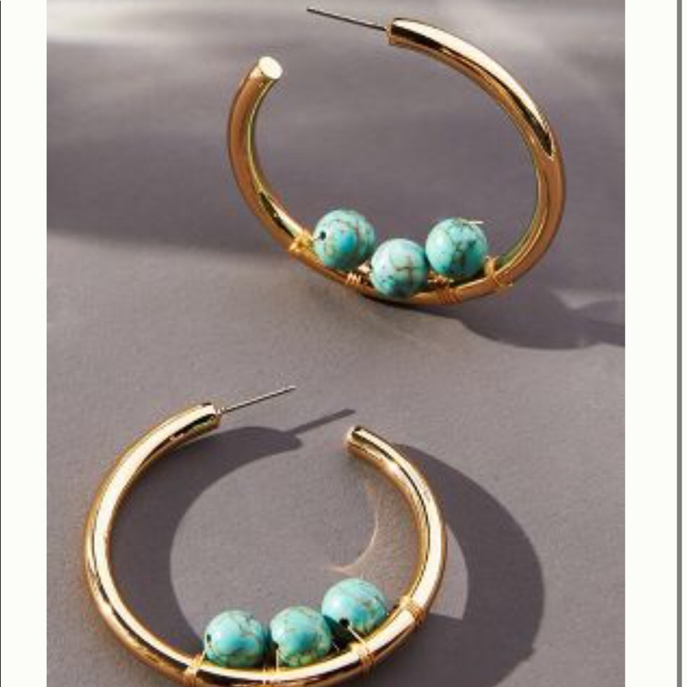 Embellished Hoop Earrings